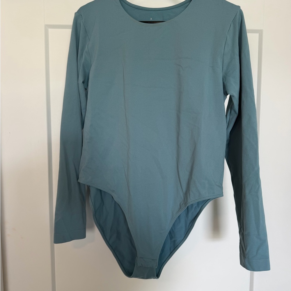 Teal Long Sleeve Bodysuit